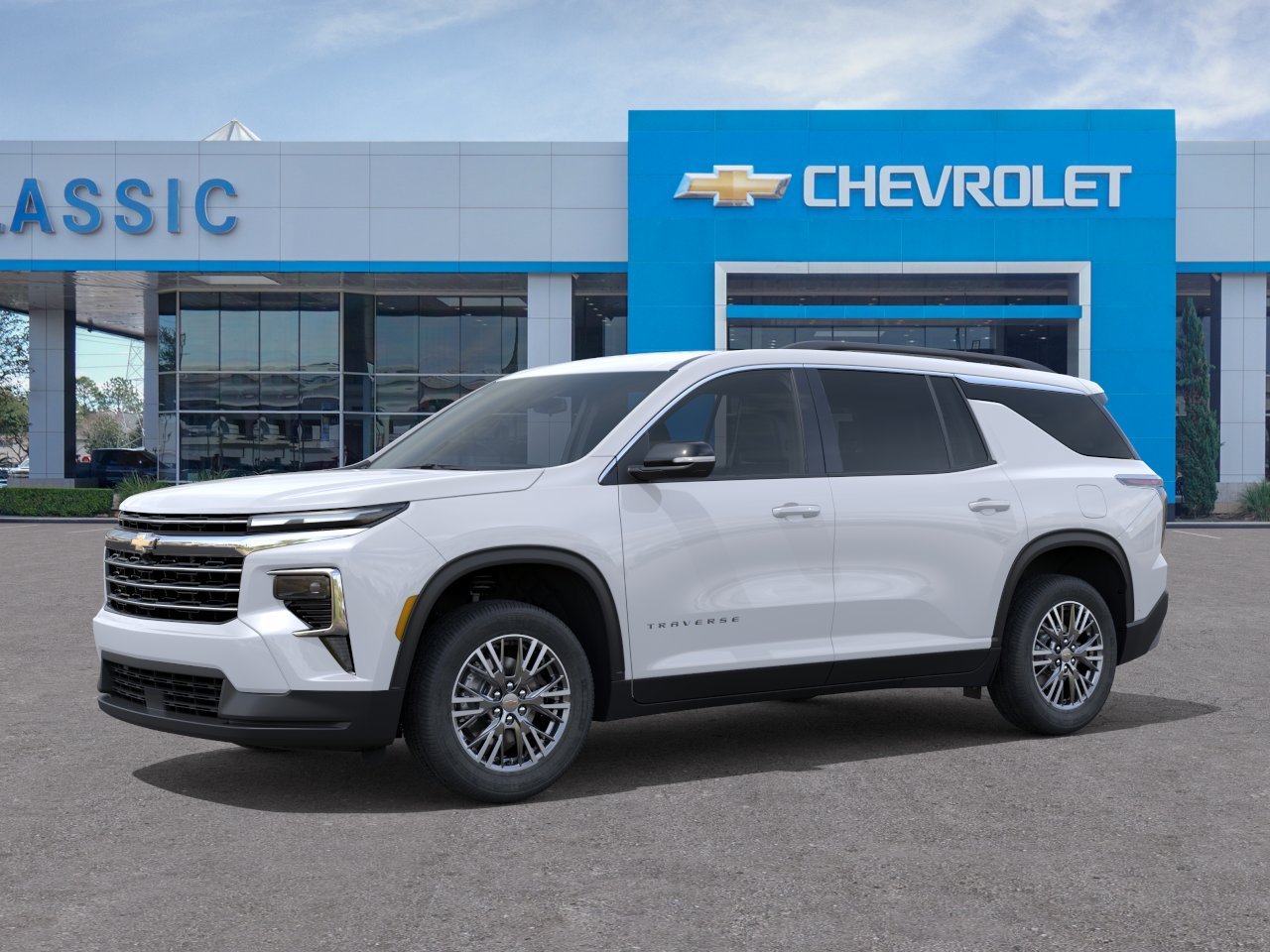 2027 Chevrolet Traverse LT White at Classic Elite Chevrolet Hwy 6