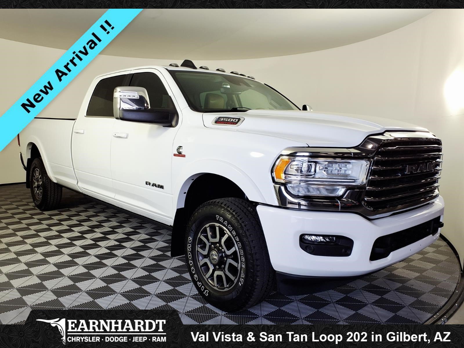 Used 2024 Bright White Clearcoat Ram Longhorn image 3