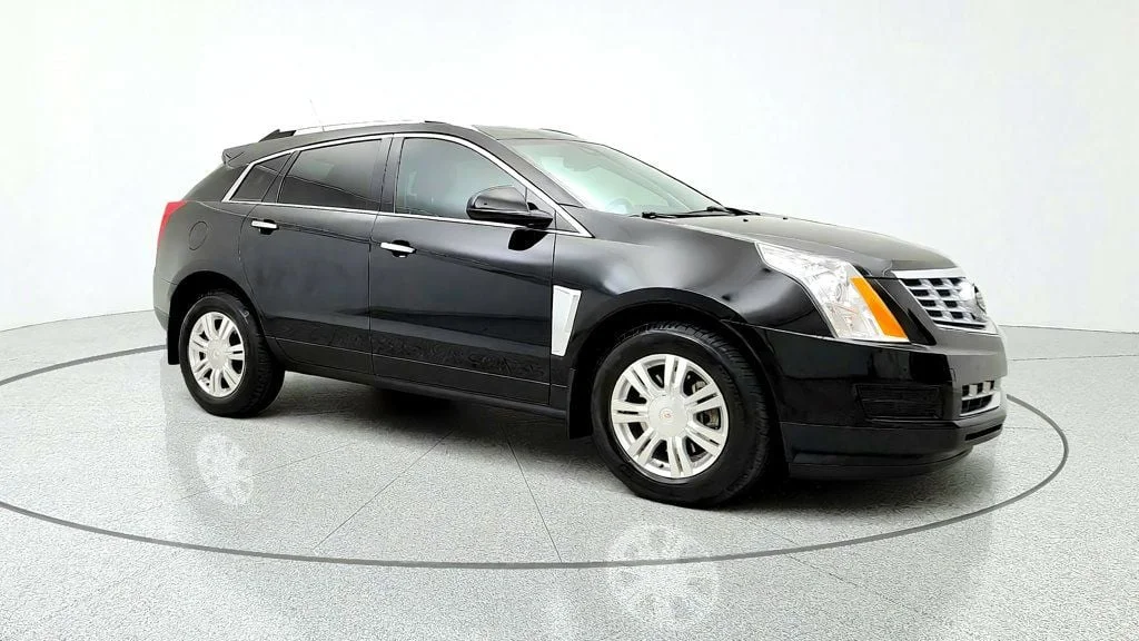 Used 2015 Black Raven Cadillac FWD 4dr Luxury Collection w/ Driver Awareness Pkg image 3