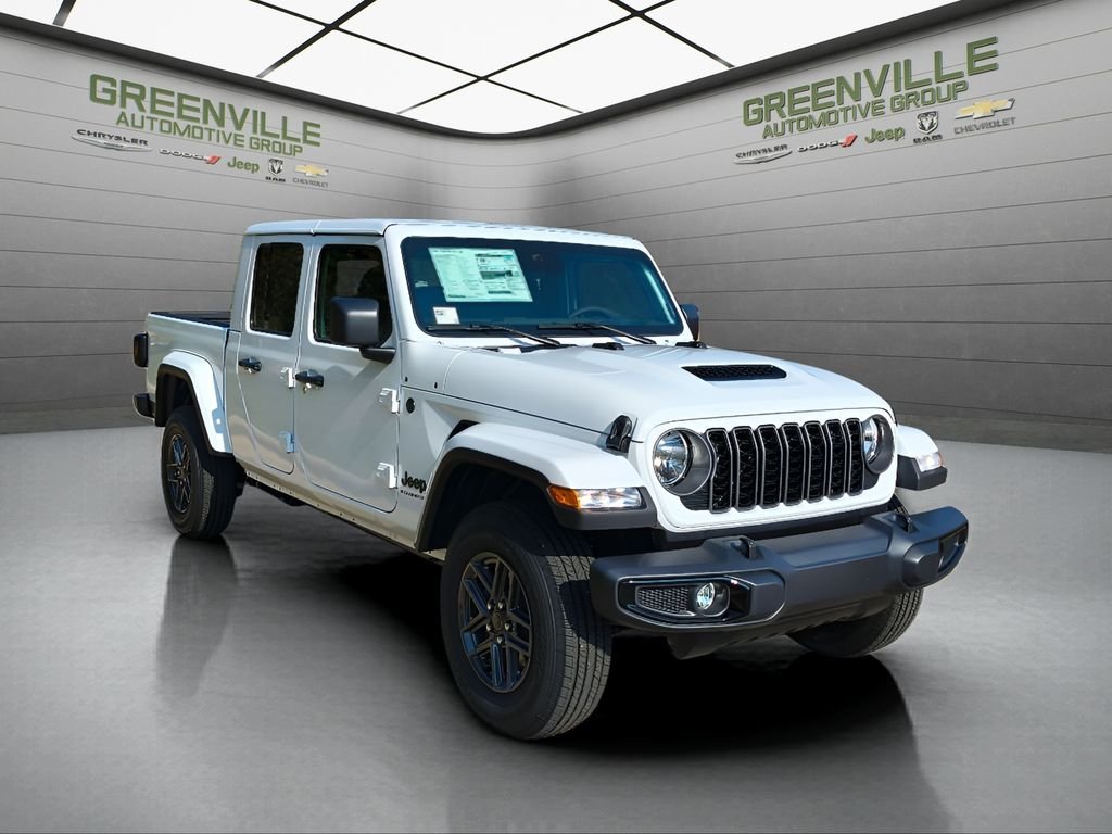 New 2025 Bright White Clear-Coat Exterior Paint Jeep Sport S Dark Sky Edition image 11