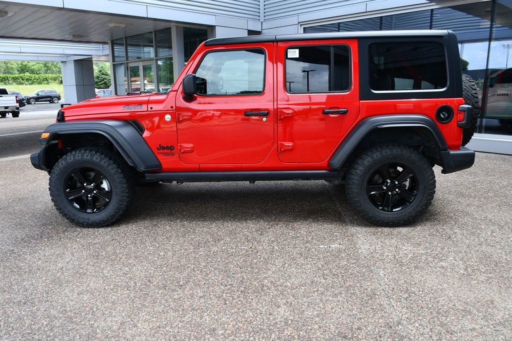 Used 2021 Red Jeep Unlimited Sport S image 3