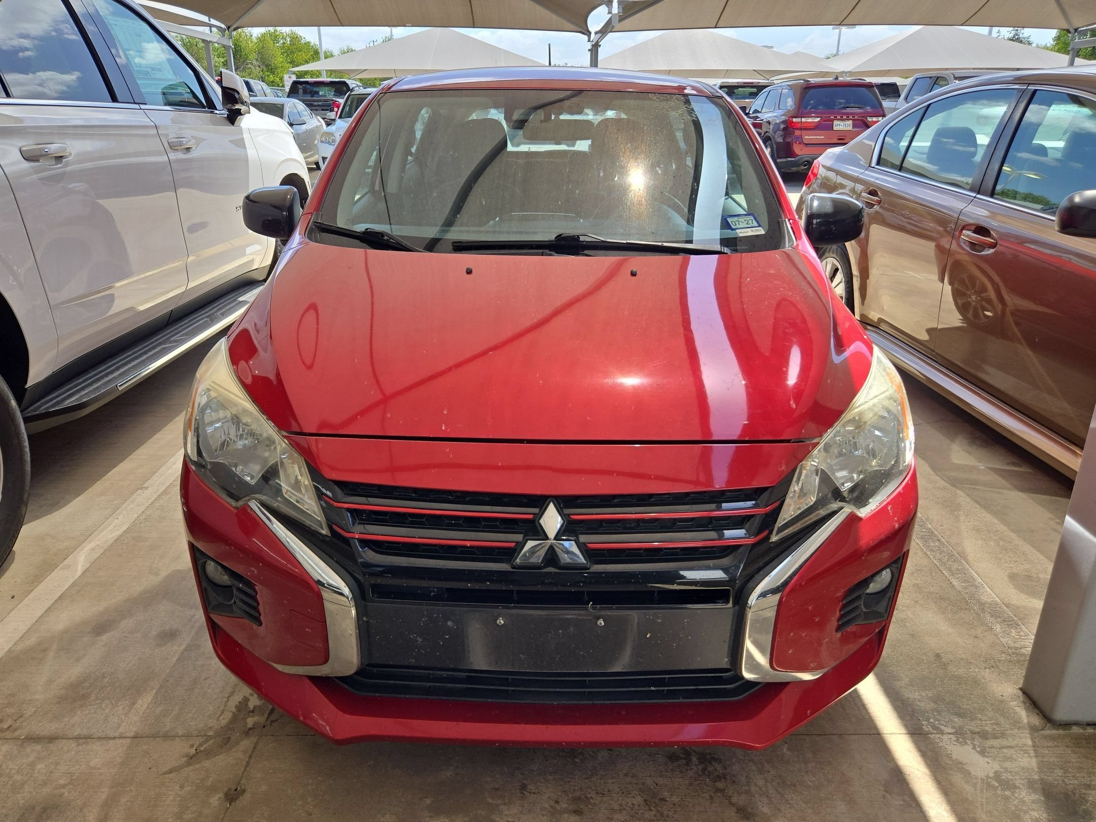 Used 2022 Mitsubishi Mirage Black Edition with VIN ML32AWHJ4NH001993 for sale in Selma, TX