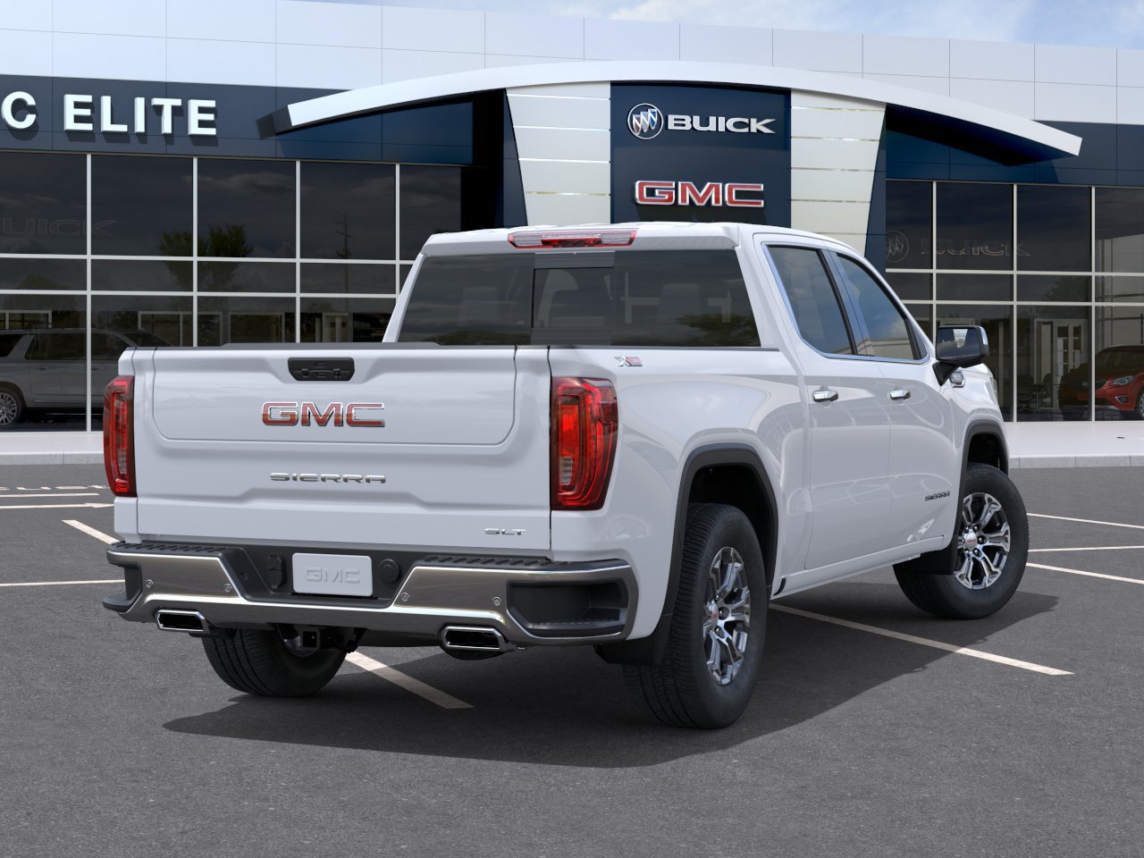 New 2026 Glacier White Tricoat GMC SLT image 4