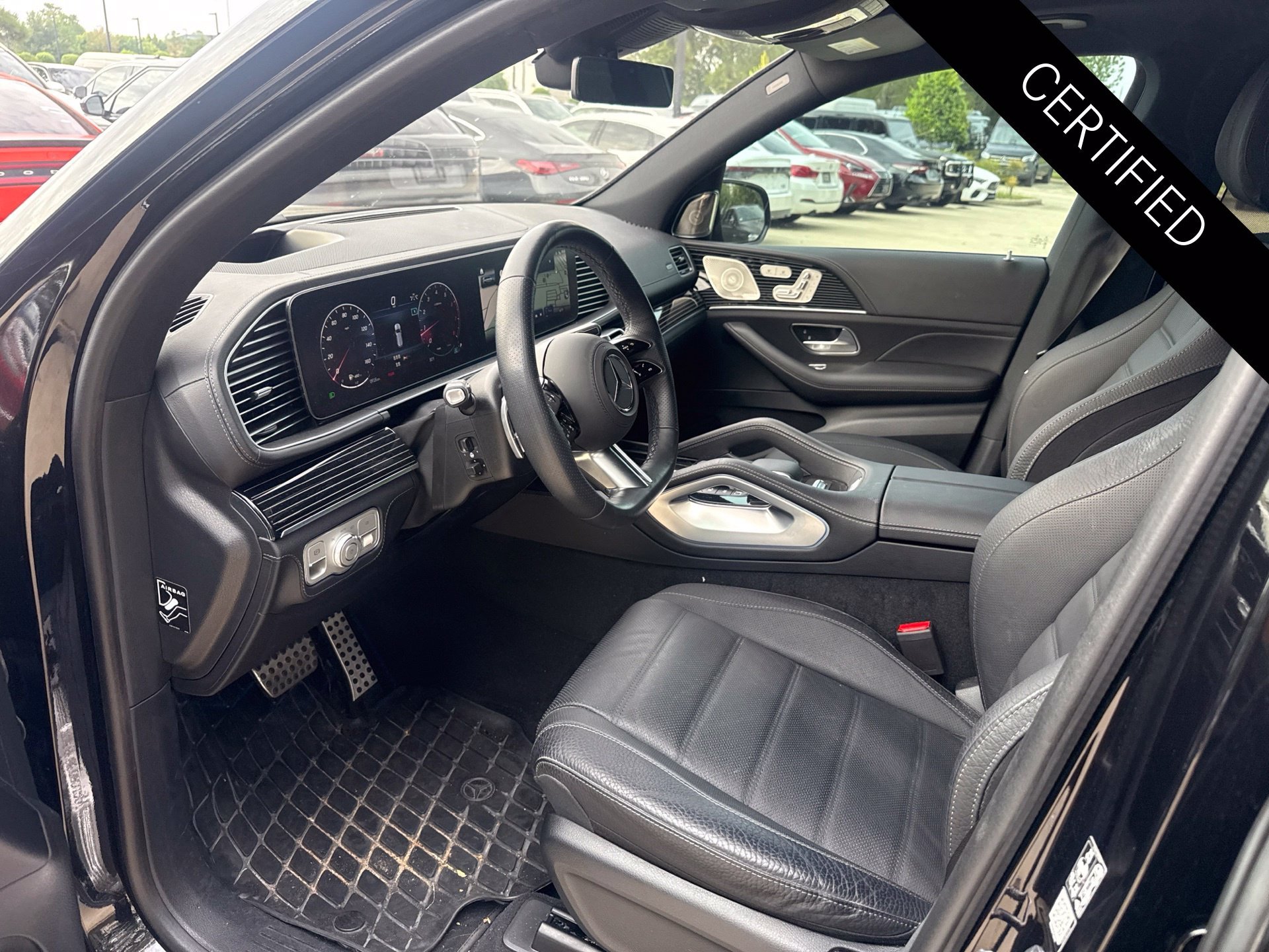 Certified Used 2025 Obsidian Black Metallic Mercedes-Benz GLS 450 image 9