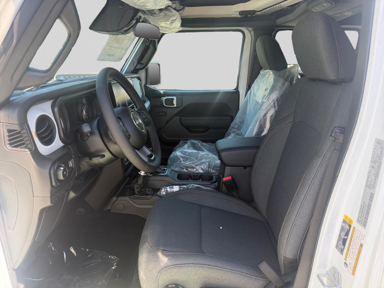 New 2026 Bright White Clear-Coat Exterior Paint Jeep Sport S image 2