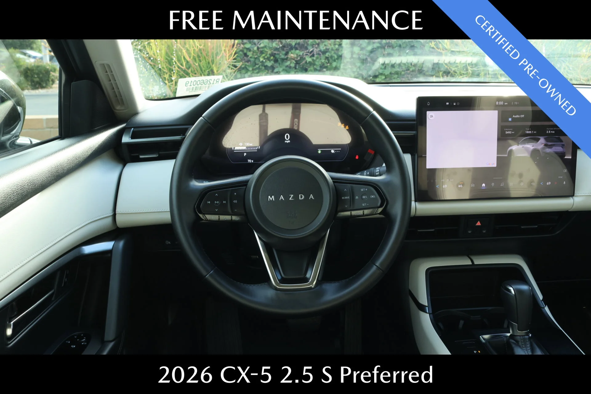 Certified Used 2026 White Mazda 2.5 S Preferred image 8