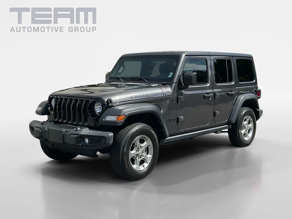 Used 2021 Gray Jeep Unlimited Willys image 3