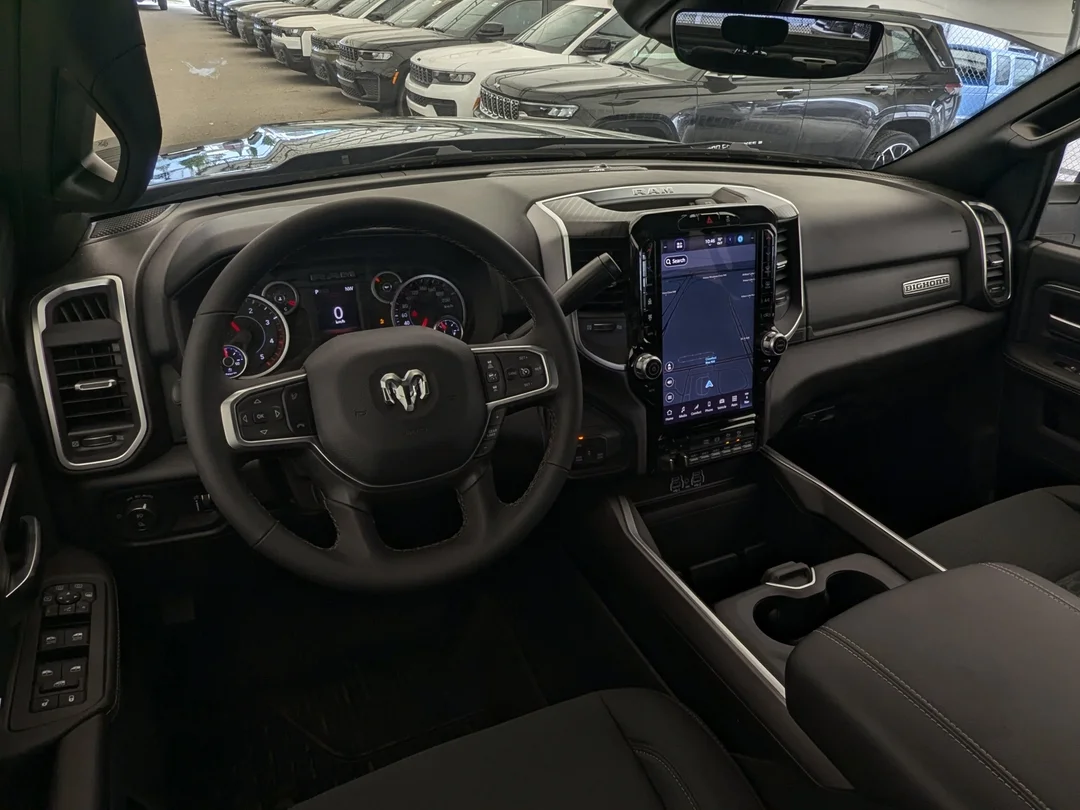 New 2026 Black RAM Big Horn - - 6.7L HO Diesel - 12 Nav - Sport App Pkg - 5th Wheel/Gooseneck Prep & More! image 24