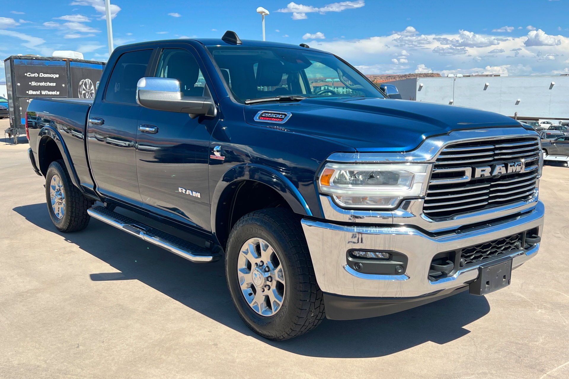 Certified Used 2021 Patriot Blue Pearlcoat Ram Laramie image 8
