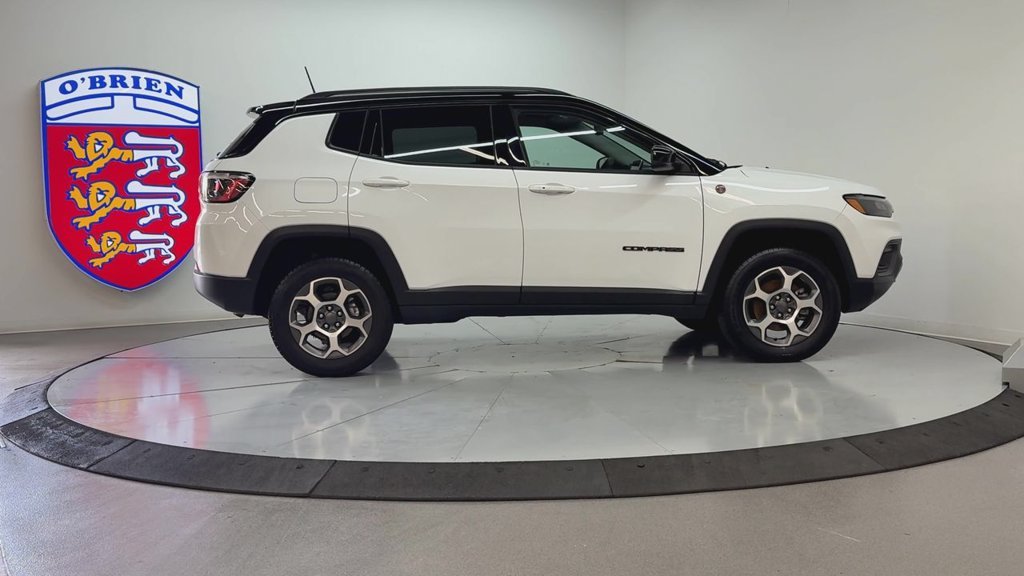 Used 2022 Bright White Clearcoat Jeep Trailhawk image 4