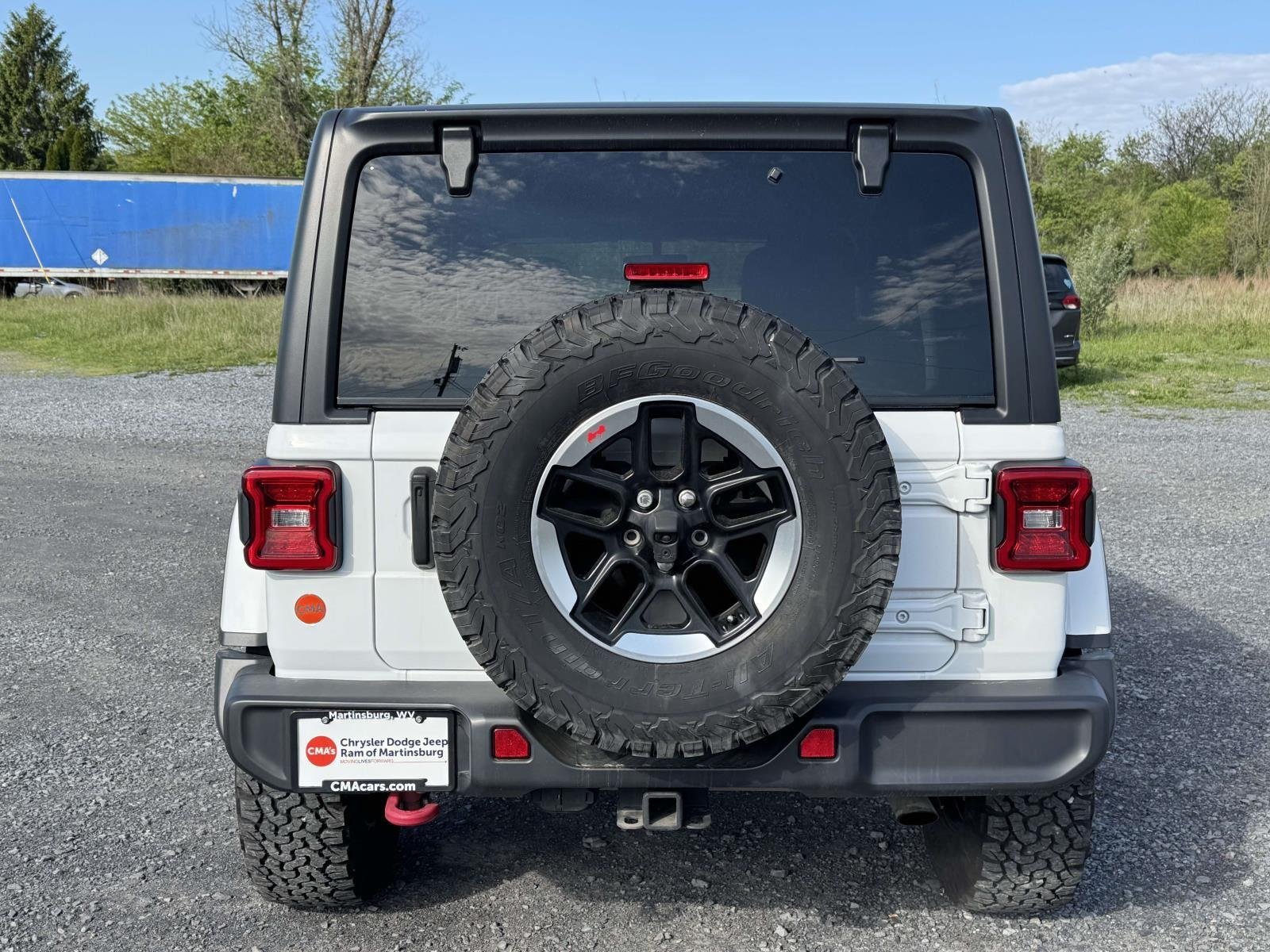 Used 2020 Bright White Clearcoat Jeep Rubicon image 24