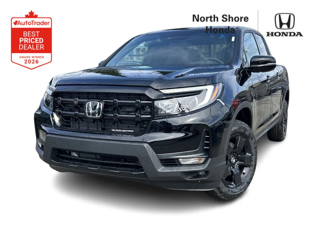 Used 2025 Crystal Black Pearl Honda Black Edition AWD Certified Pre-Owned   No Acciden image 1