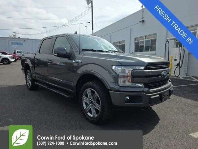Used 2018 Magnetic Metallic Ford Lariat image 1
