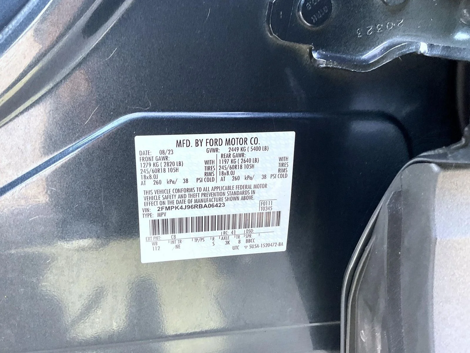Used 2024 Blue Ford SEL image 25