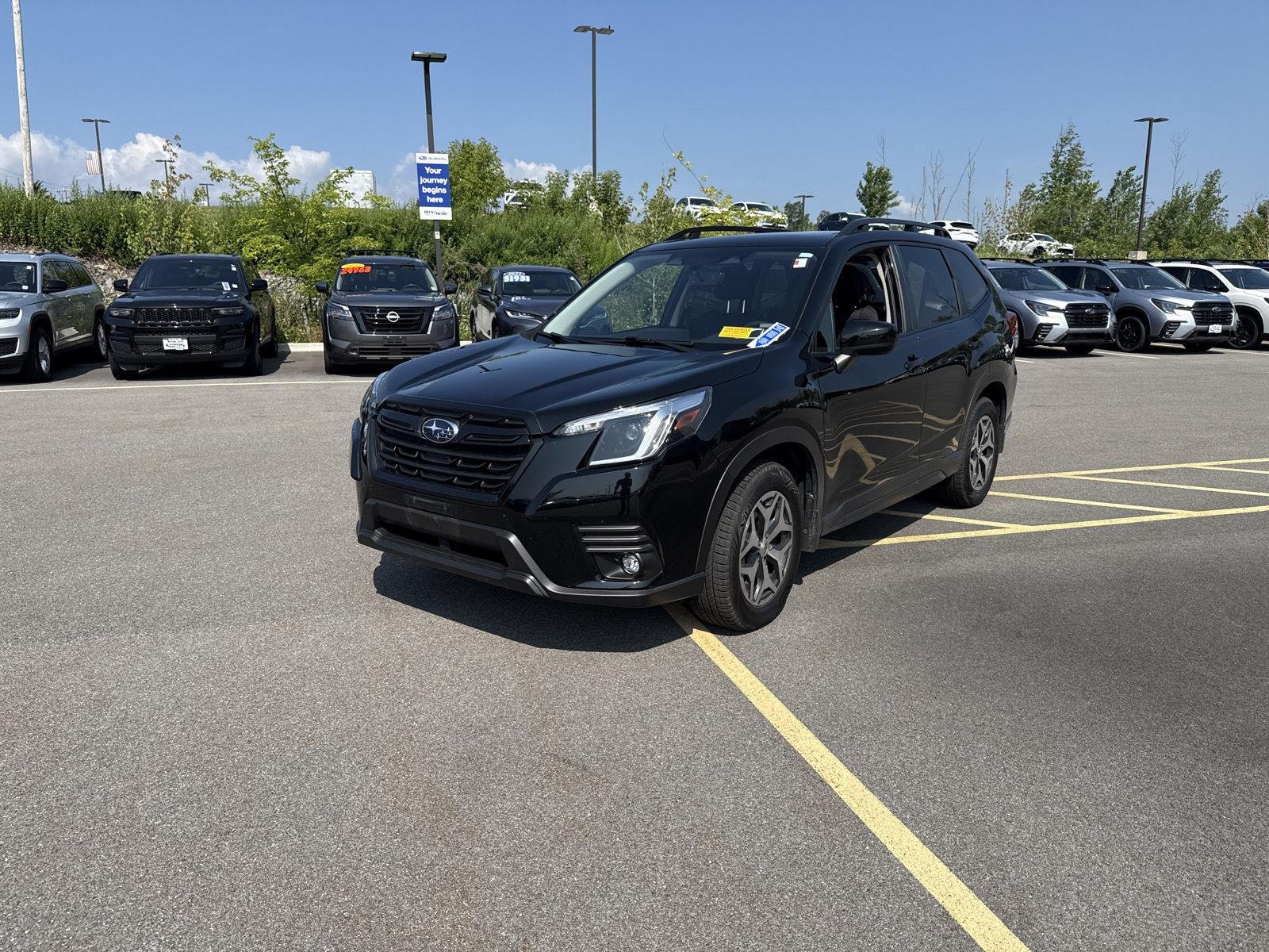 Used 2024 Crystal Black Silica Subaru Premium image 6