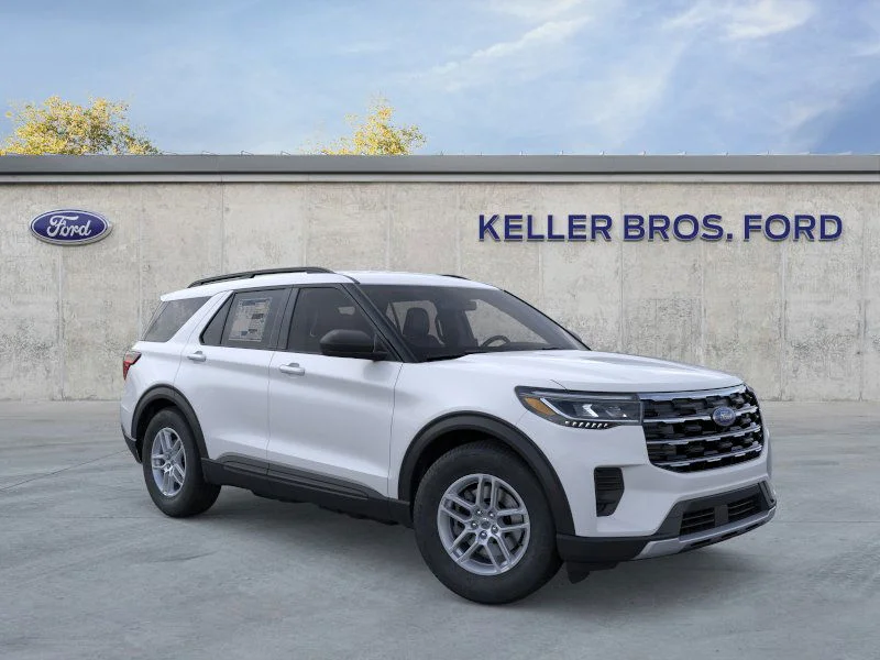 New 2026 Space White Metallic Ford Active image 1