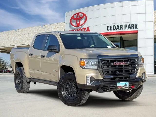 Used 2022 Desert Sand Metallic GMC AT4 w/Leather image 1