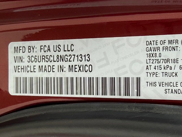Used 2022 Delmonico Red Pearlcoat Ram Tradesman image 22