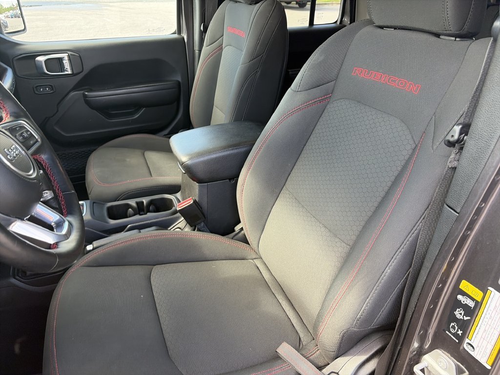 Used 2021 Granite Crystal Clearcoat Metallic Jeep Unlimited Rubicon image 12