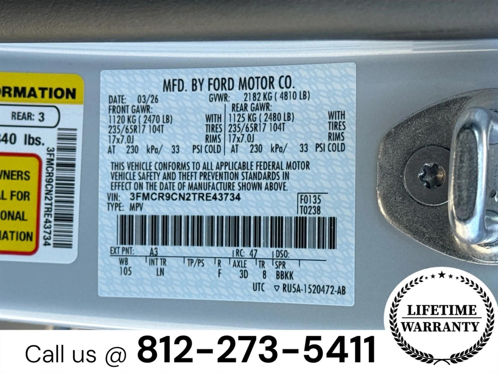 New 2026 Space White Metallic Ford Outer Banks® image 33