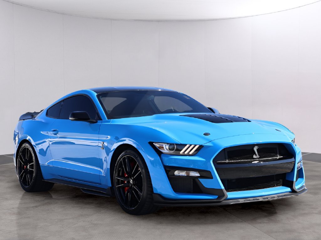 Used 2022 Grabber Blue Metallic Ford Shelby GT500 image 3