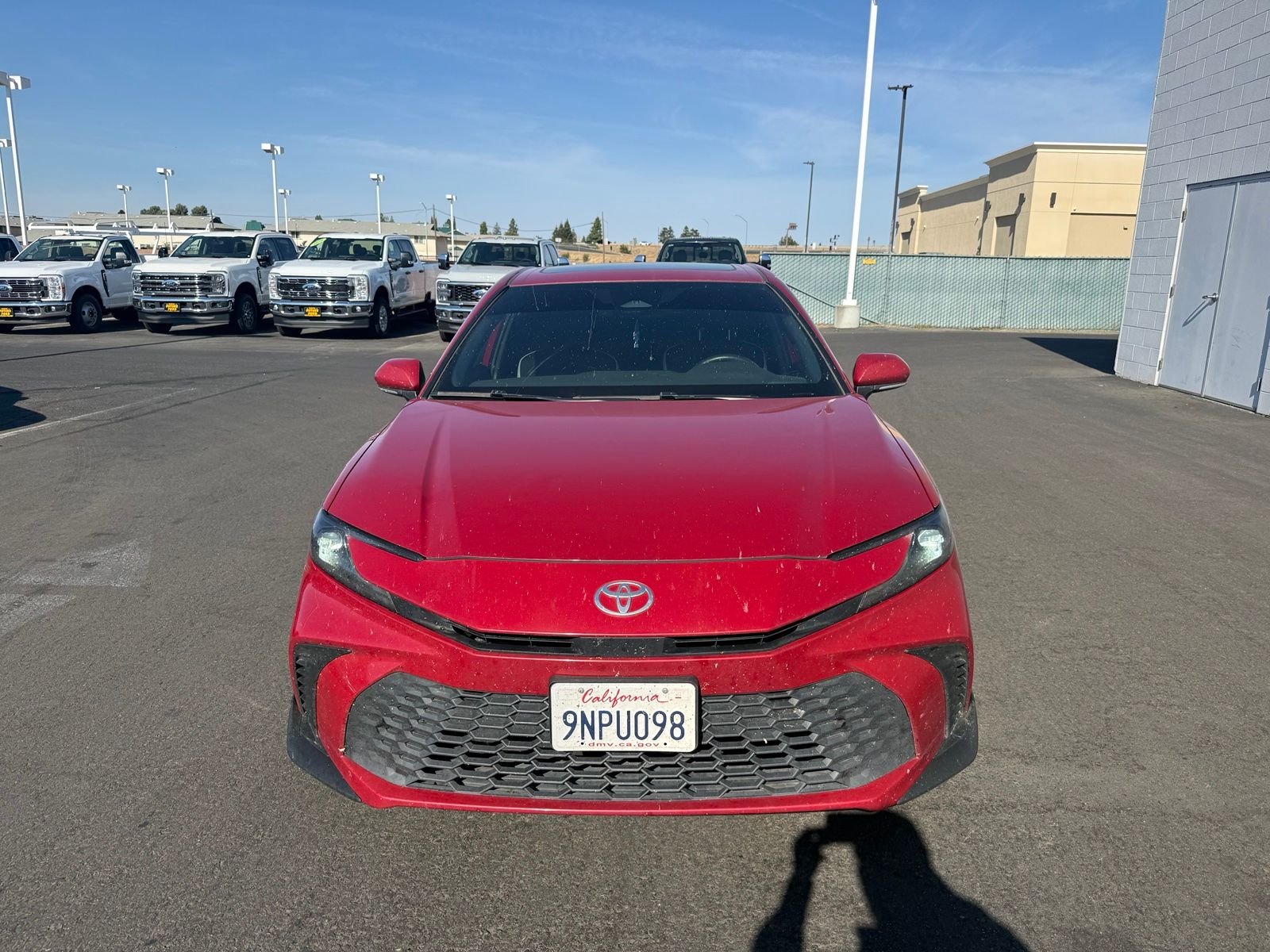 Used 2025 Red Toyota SE image 3