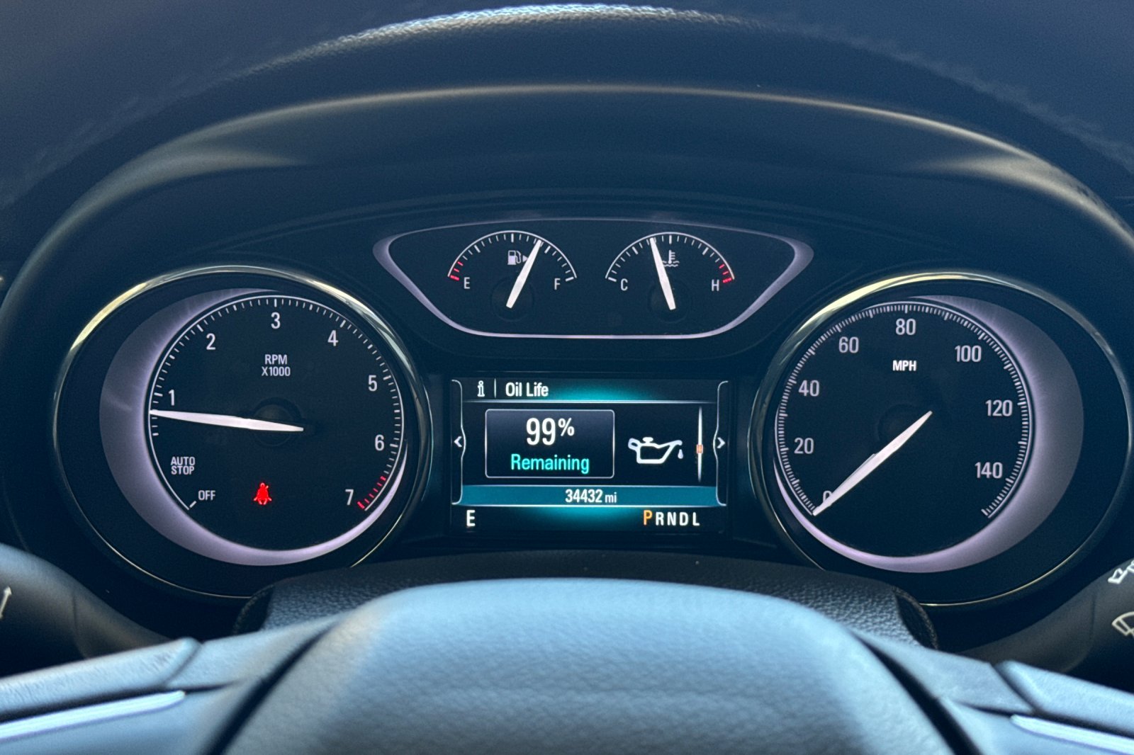 Used 2019 Ebony Twilight Metallic Buick Preferred image 24