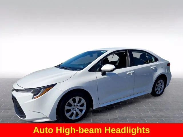 Used 2023 White Toyota LE image 3