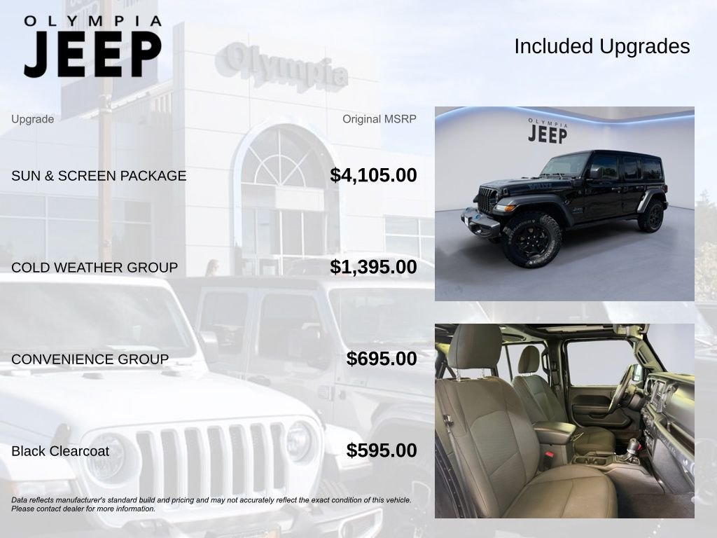 Used 2023 Black Jeep Willys 4xe image 4