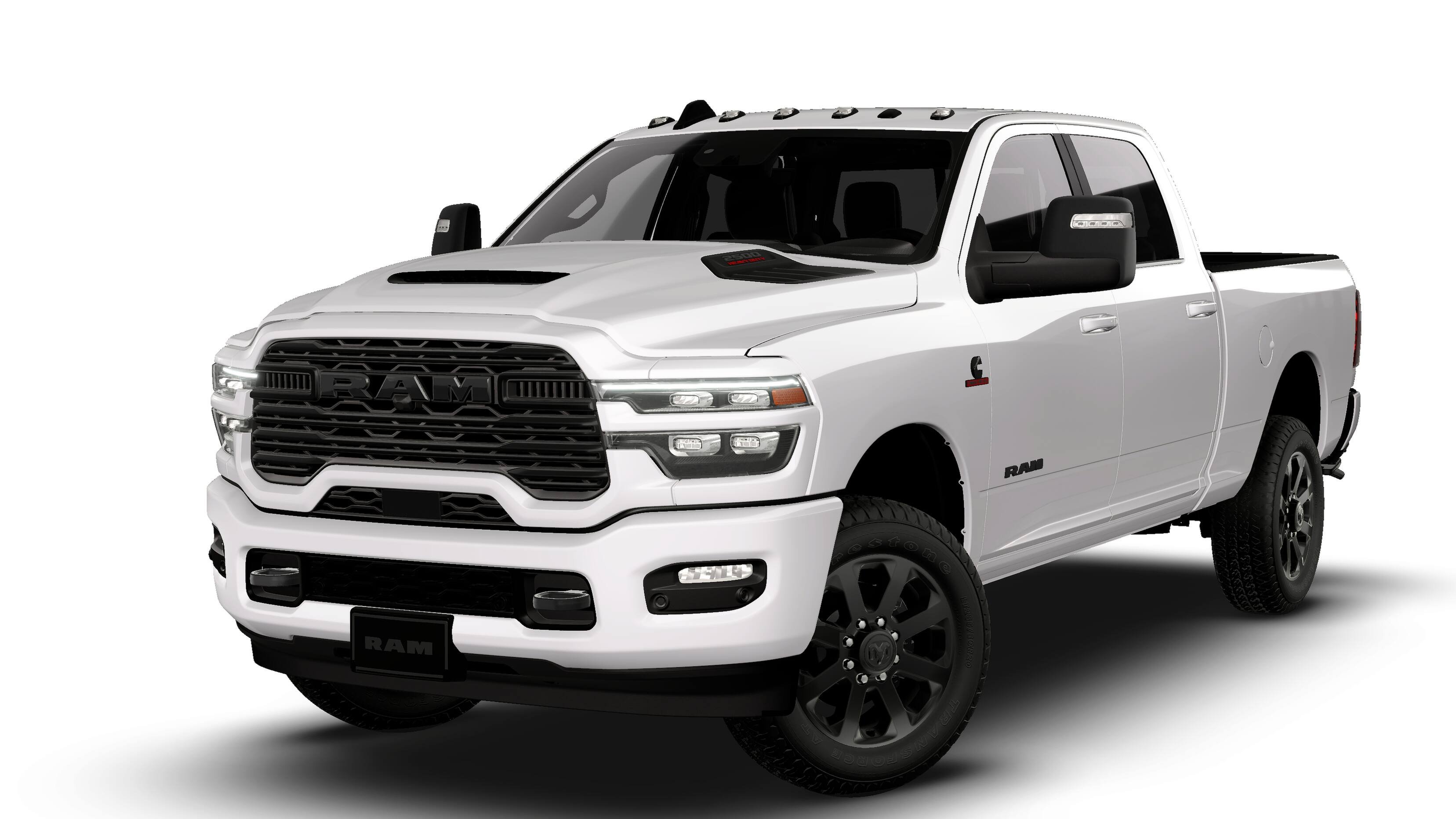 New 2026 Bright White Clear-Coat Exterior Paint RAM Laramie image 27