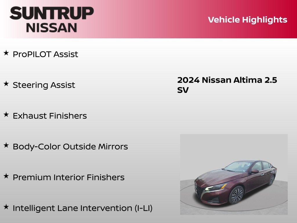 Used 2024 Red Nissan 2.5 SV image 23