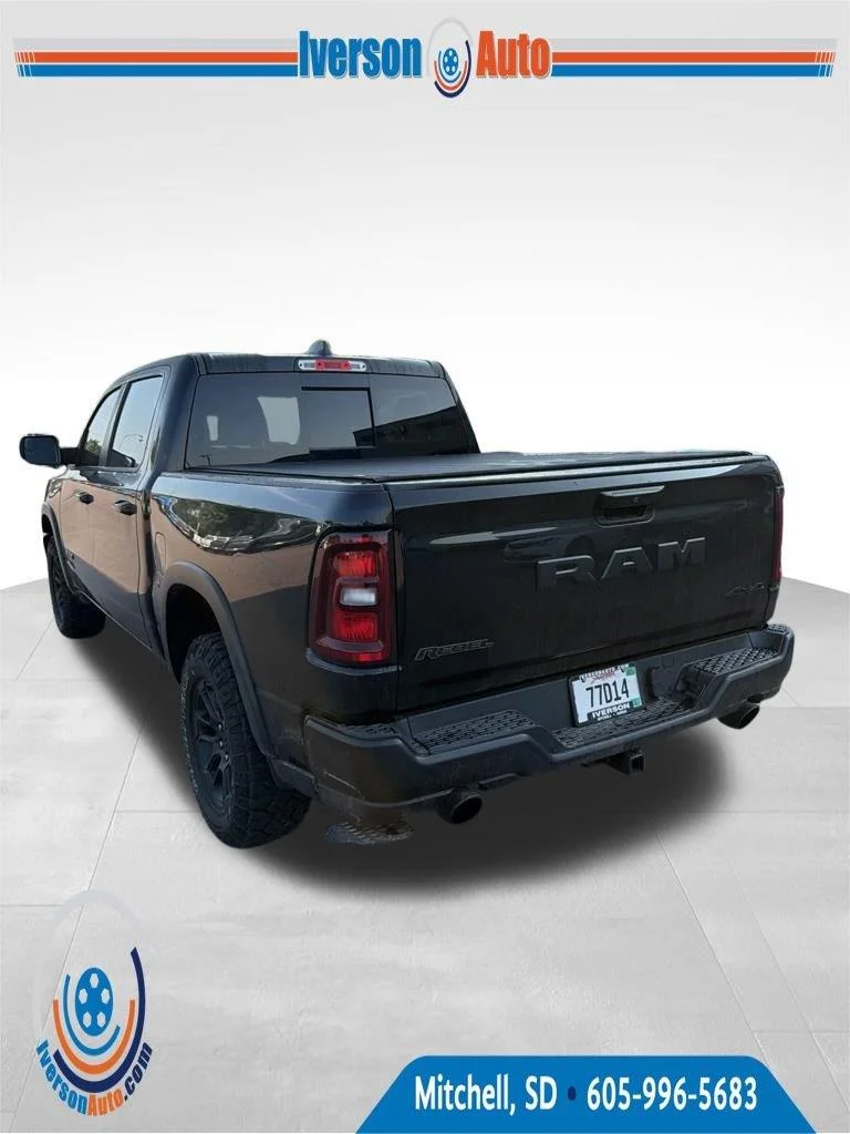 Used 2025 Diamond Black Crystal Pearlcoat Ram Rebel image 6