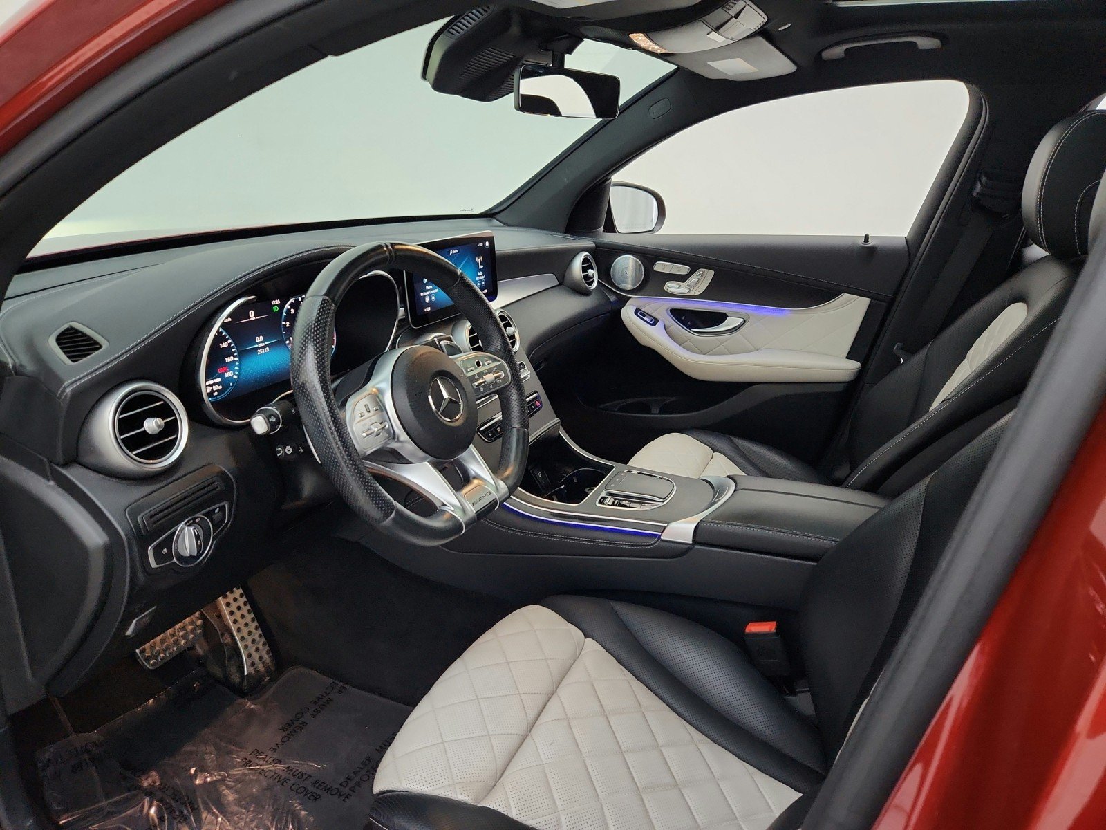 Certified Used 2021 designo Cardinal Red Metallic Mercedes-Benz AMG® GLC 43 image 13