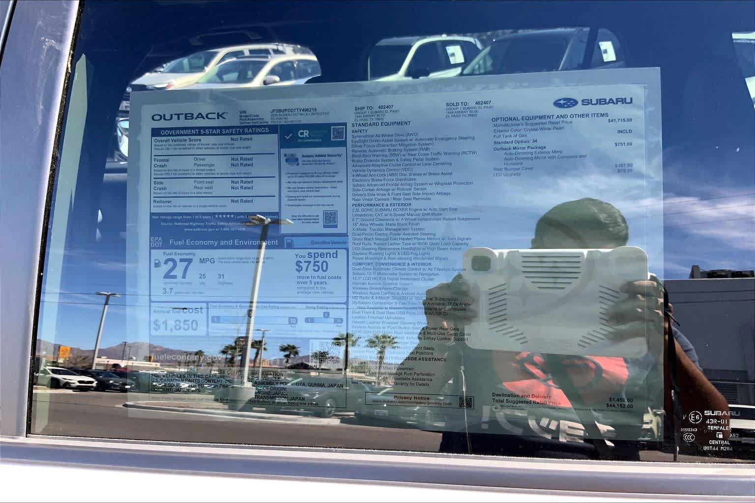 New 2026 CRYSTAL WHITE PEARL Subaru Limited image 19