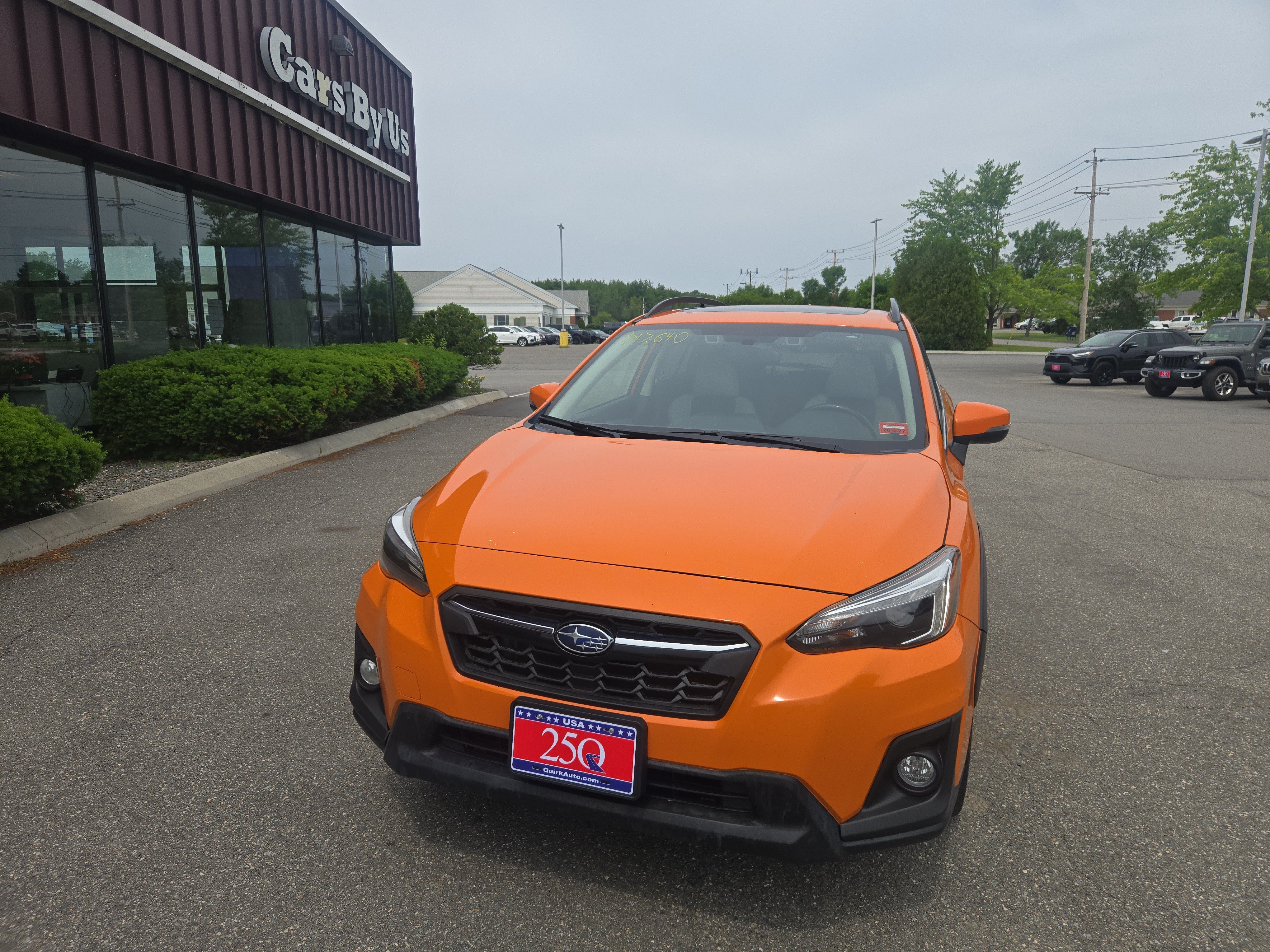 Used 2018 Sunshine Orange Subaru Limited image 2