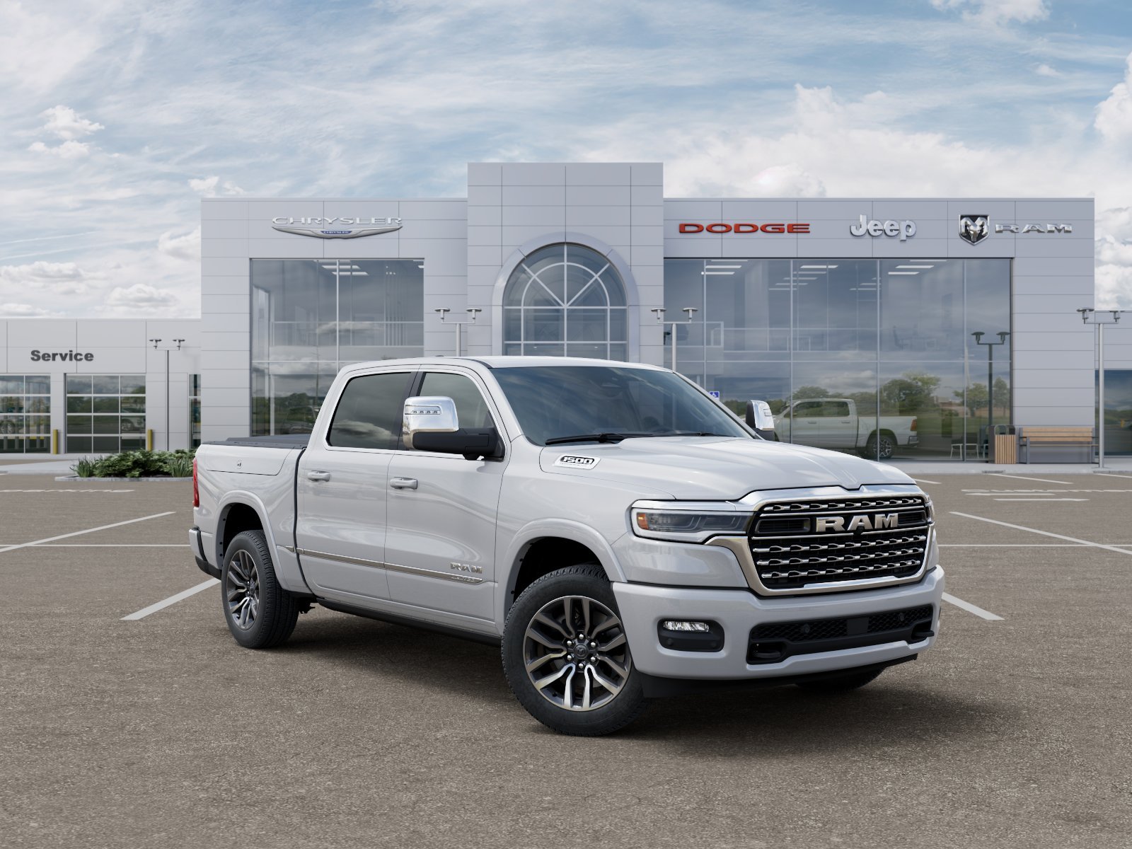 New 2026 Ivory White Tri-Coat Pearl-Coat Exterior Paint RAM Limited image 30