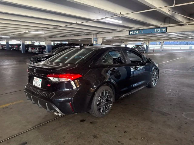 Used 2025 Black Toyota SE image 3