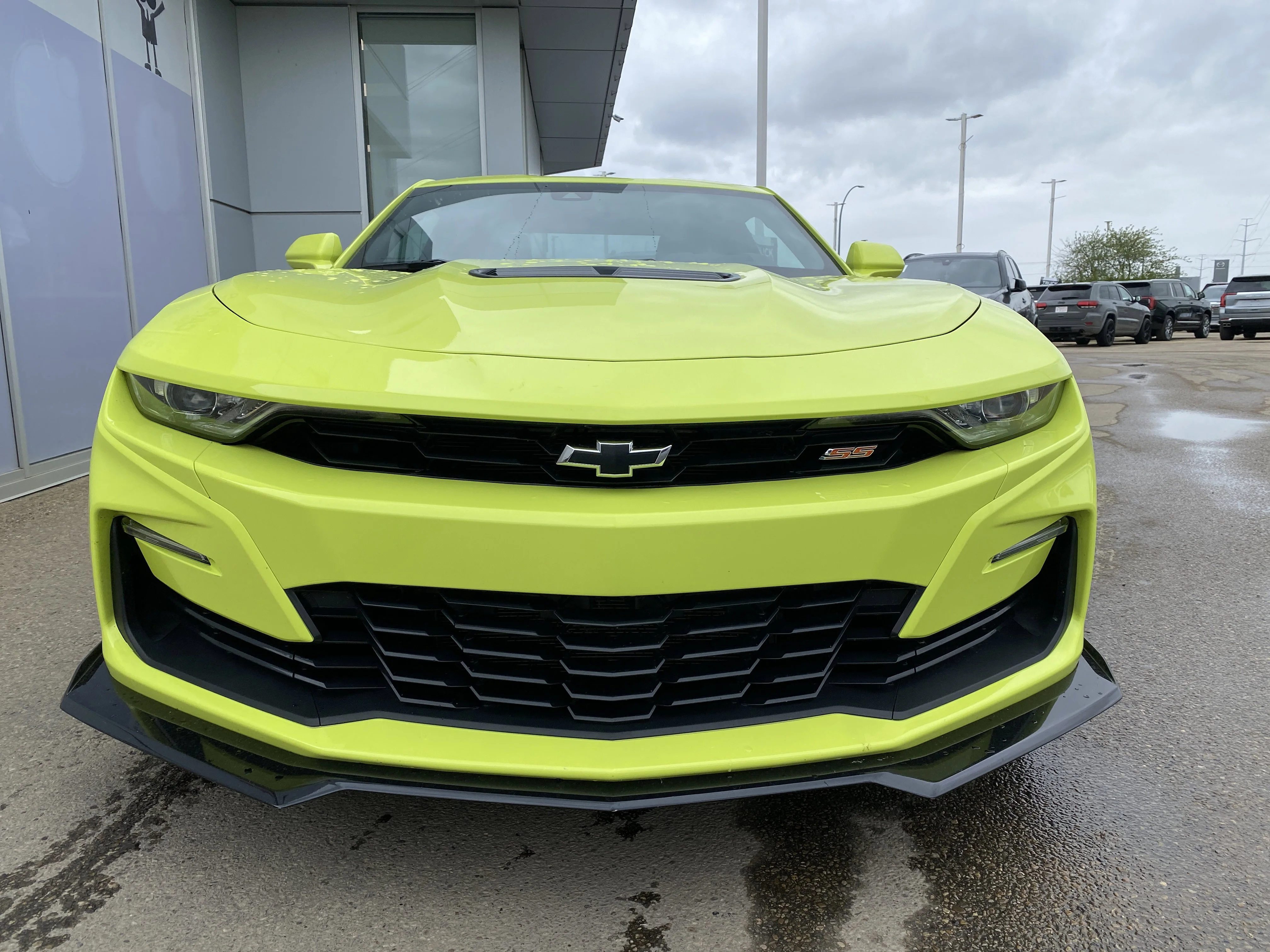 Certified Used 2021 Green Chevrolet 2dr Cpe 2SS * LEATHER * NAVIGATION * 6.2L V8 * image 7