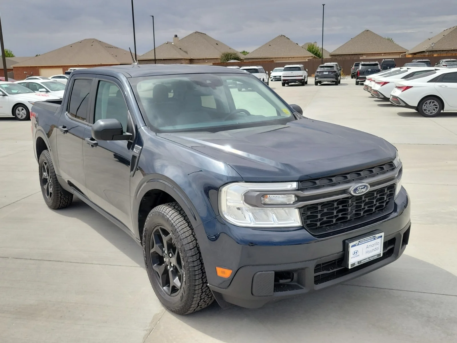 Used 2022 Blue Ford XLT All-Wheel Drive Supercrew 4.5 ft. box 121.1 in image 6