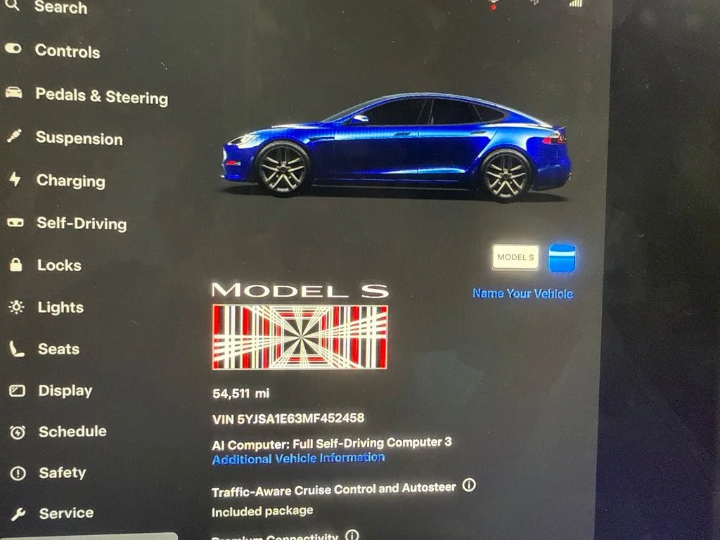 Used 2021 Deep Blue Metallic Tesla Plaid image 22