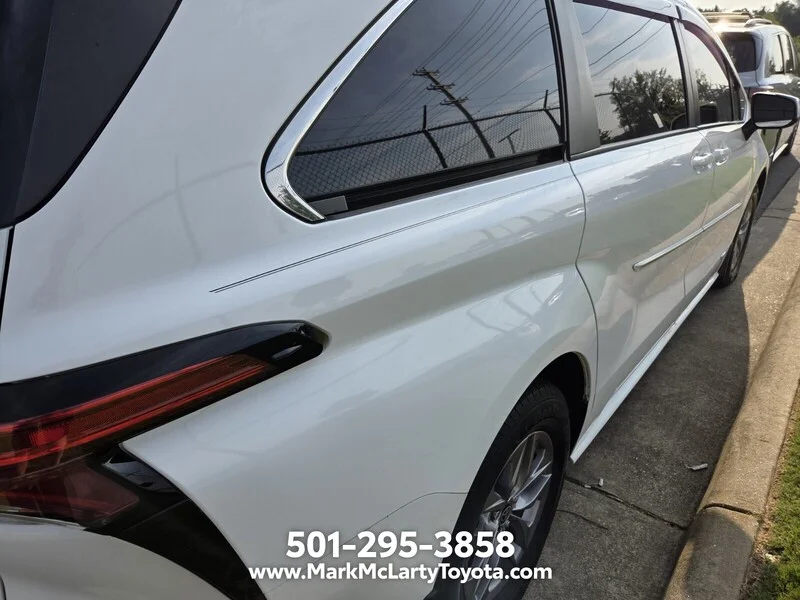Used 2021 Super White TOYOTA LE image 9