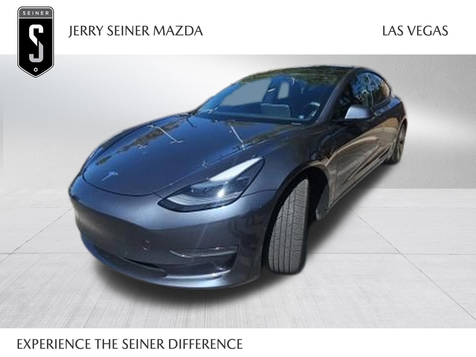 Used 2021 Midnight Silver Metallic Tesla Long Range image 1