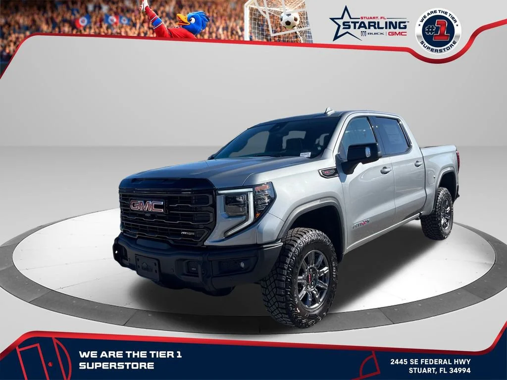 New 2026 Sterling Metallic GMC AT4X image 1