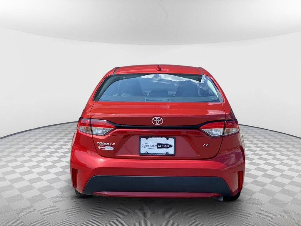 Used 2021 Red Toyota LE image 7
