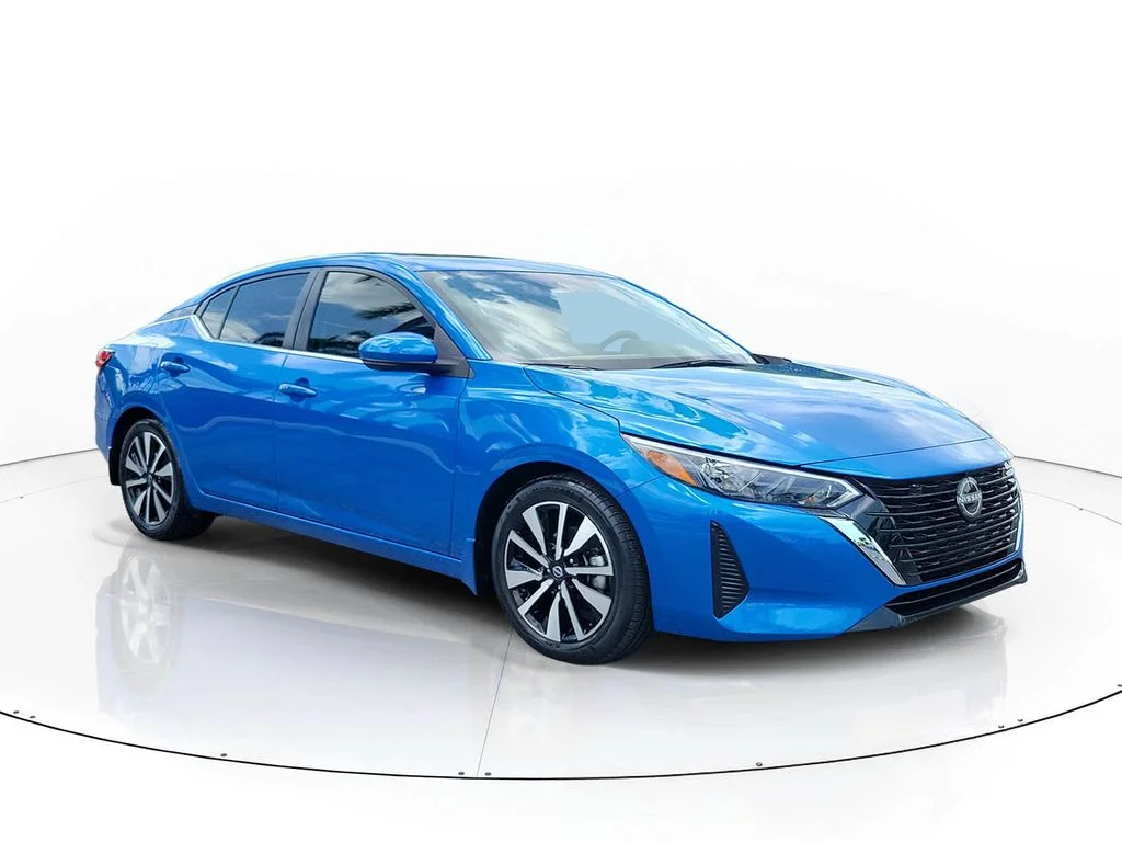 Certified Used 2024 Blue Nissan SV image 2