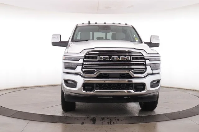 New 2026 Bright White Clear-Coat Exterior Paint RAM Laramie image 12
