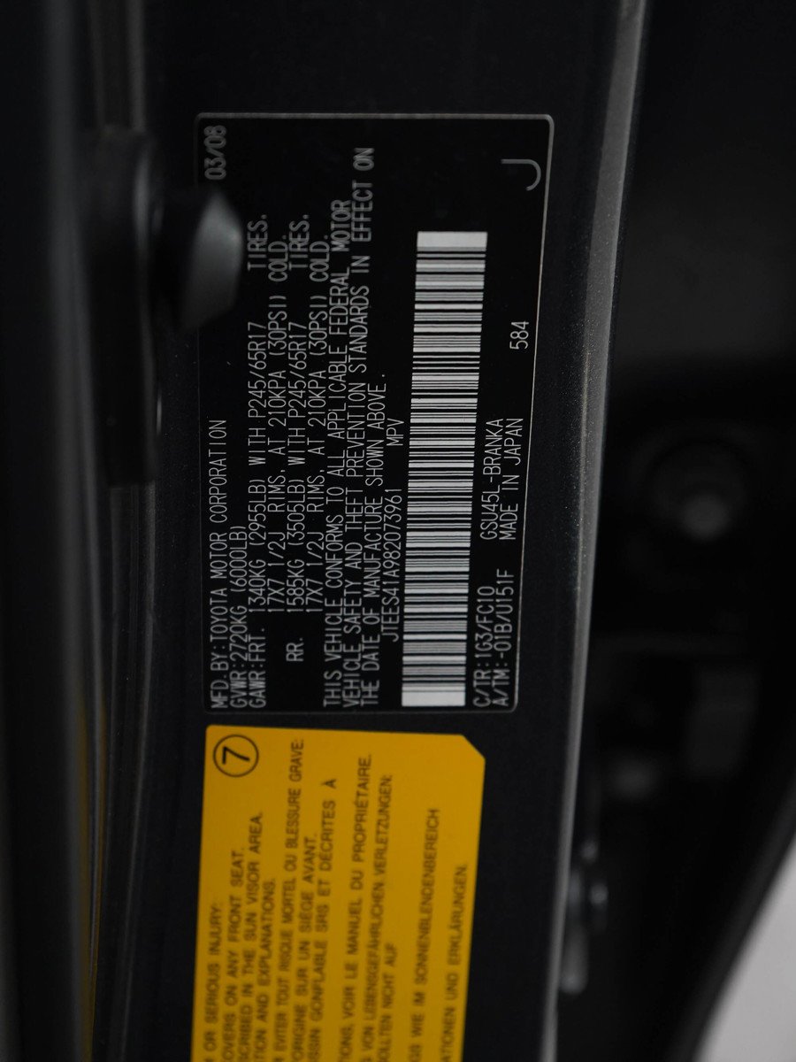 Used 2008 Magnetic Gray Metallic Toyota Base image 25