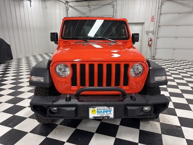 Used 2023 Jeep Wrangler 4-Door Sport S with VIN 1C4HJXDG9PW675515 for sale in Rochester, Minnesota