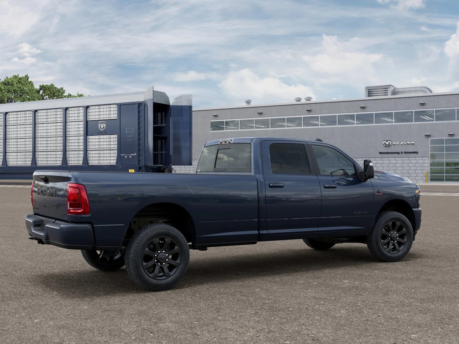 New 2026 Forged Blue Metallic Exterior Paint RAM Laramie image 17