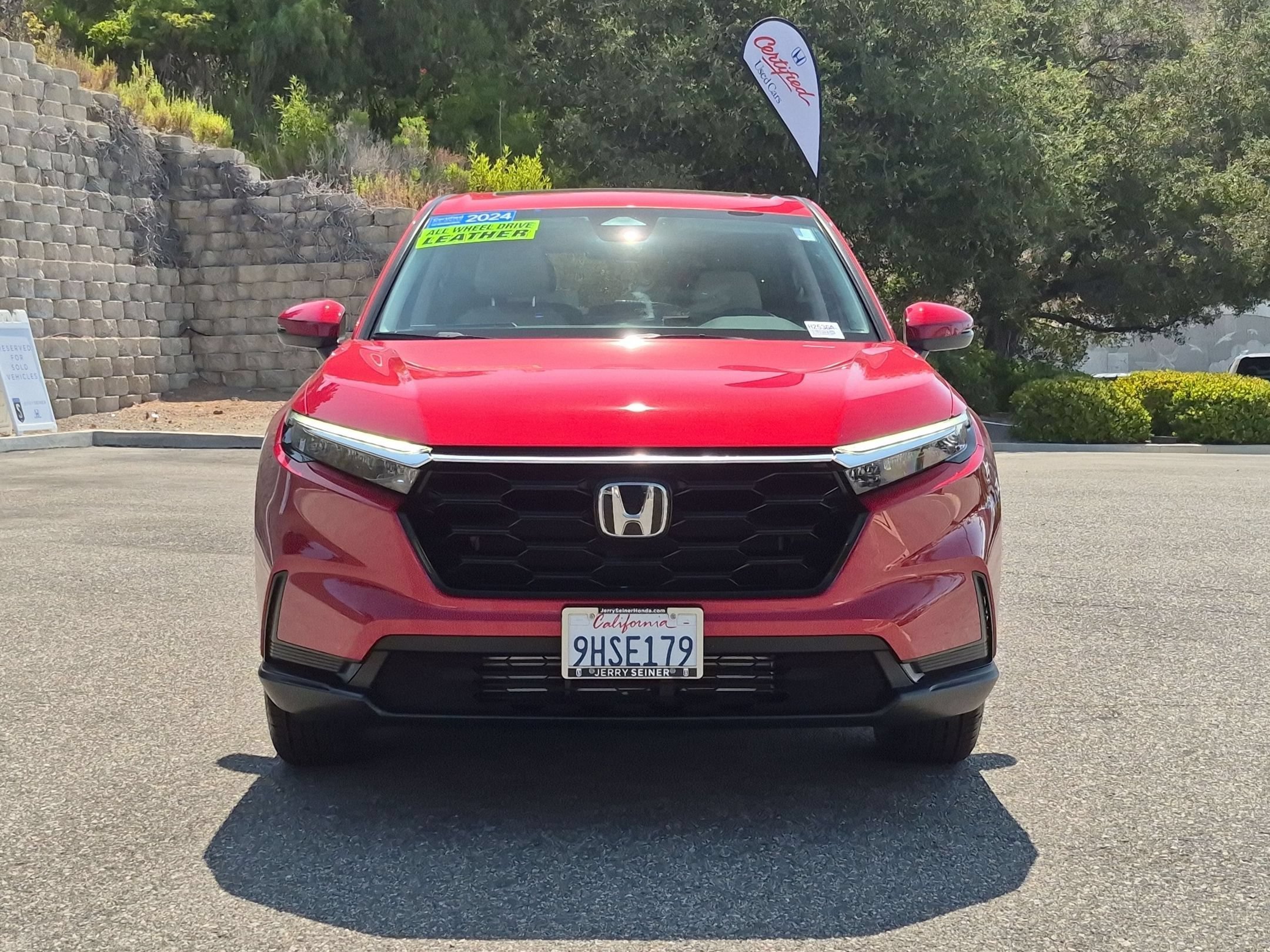 Certified Used 2024 Radiant Red Honda EX image 8